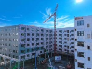 Commercial Real Estate Drone Photography Building Construction New Jersey front view