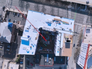Commercial Real Estate Drone Photography Building Construction New Jersey birds eye view