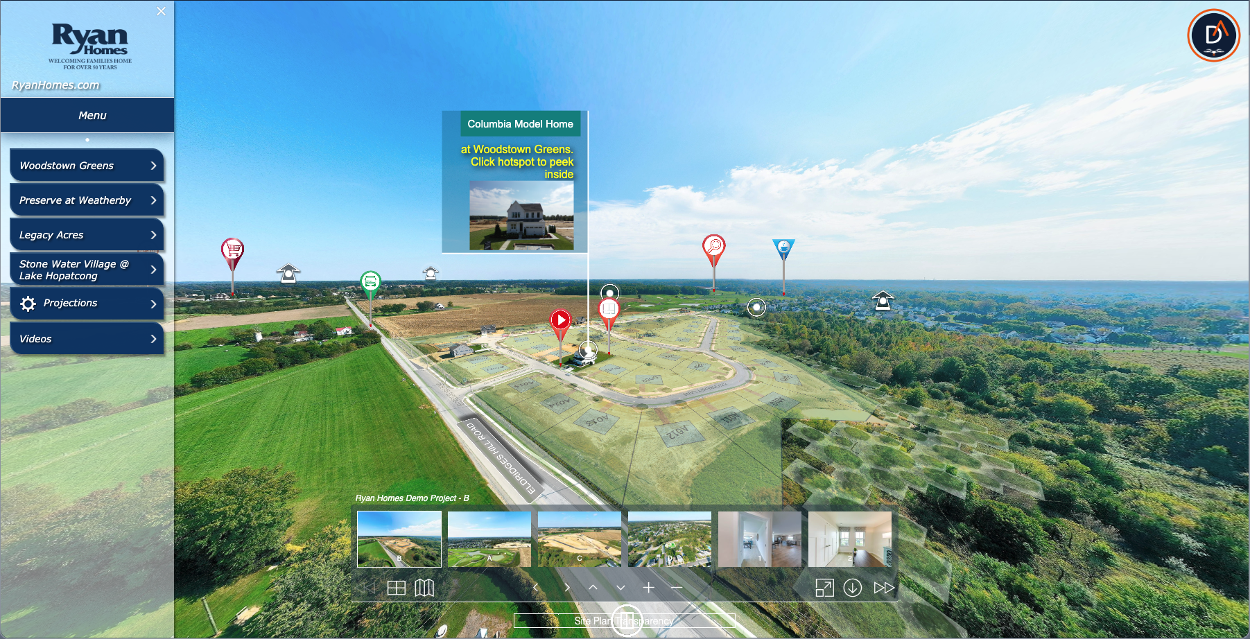 Ryan Homes Communities — Aerial 360 Tour preview
