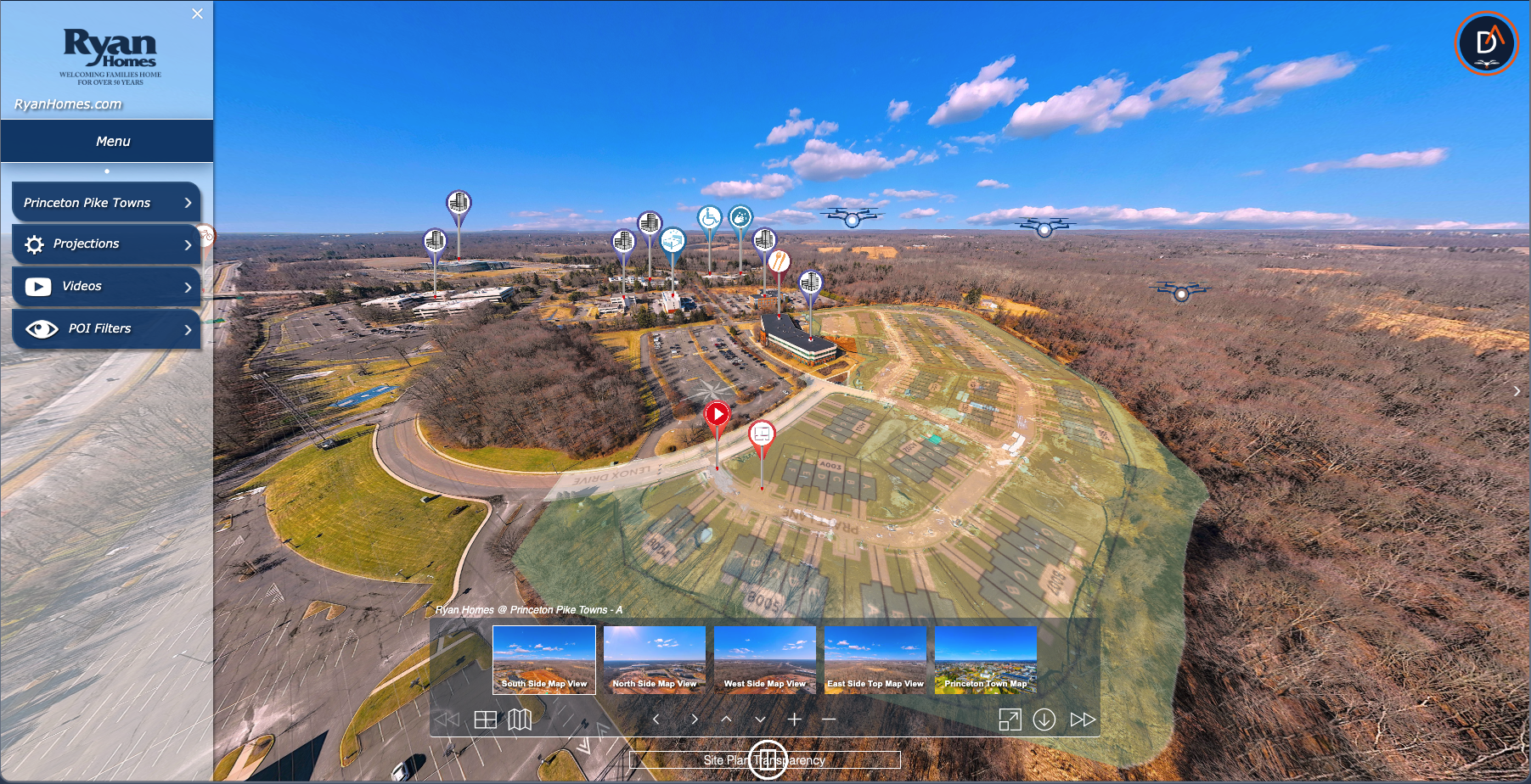 Princeton Pike — Linked Aerial Tour preview